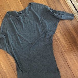 Gray express sweater